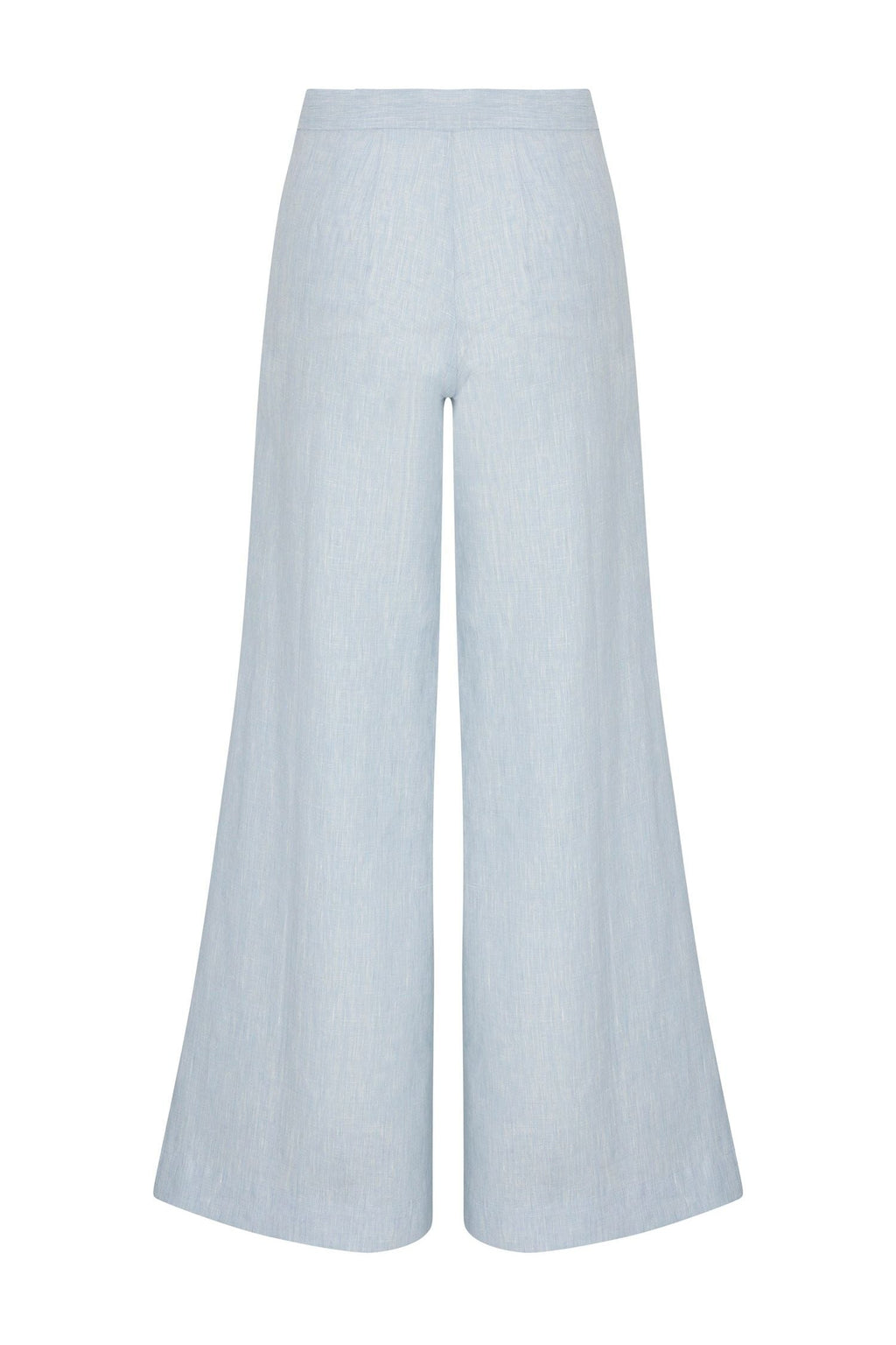 Hevron Capri Pant - Sky Melange