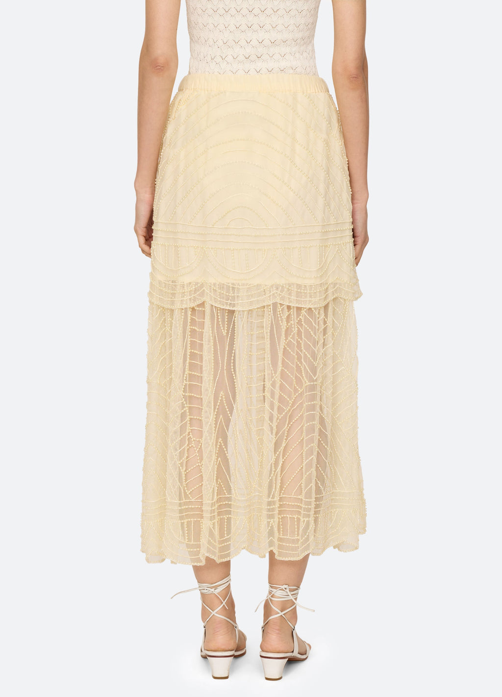 Sea NY Carlotta Skirt - Cream