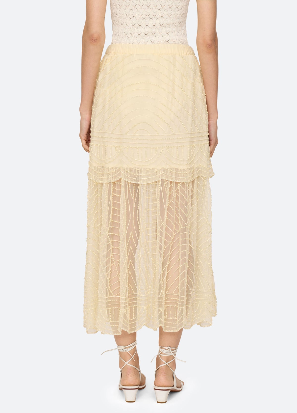 Sea NY Carlotta Skirt - Cream