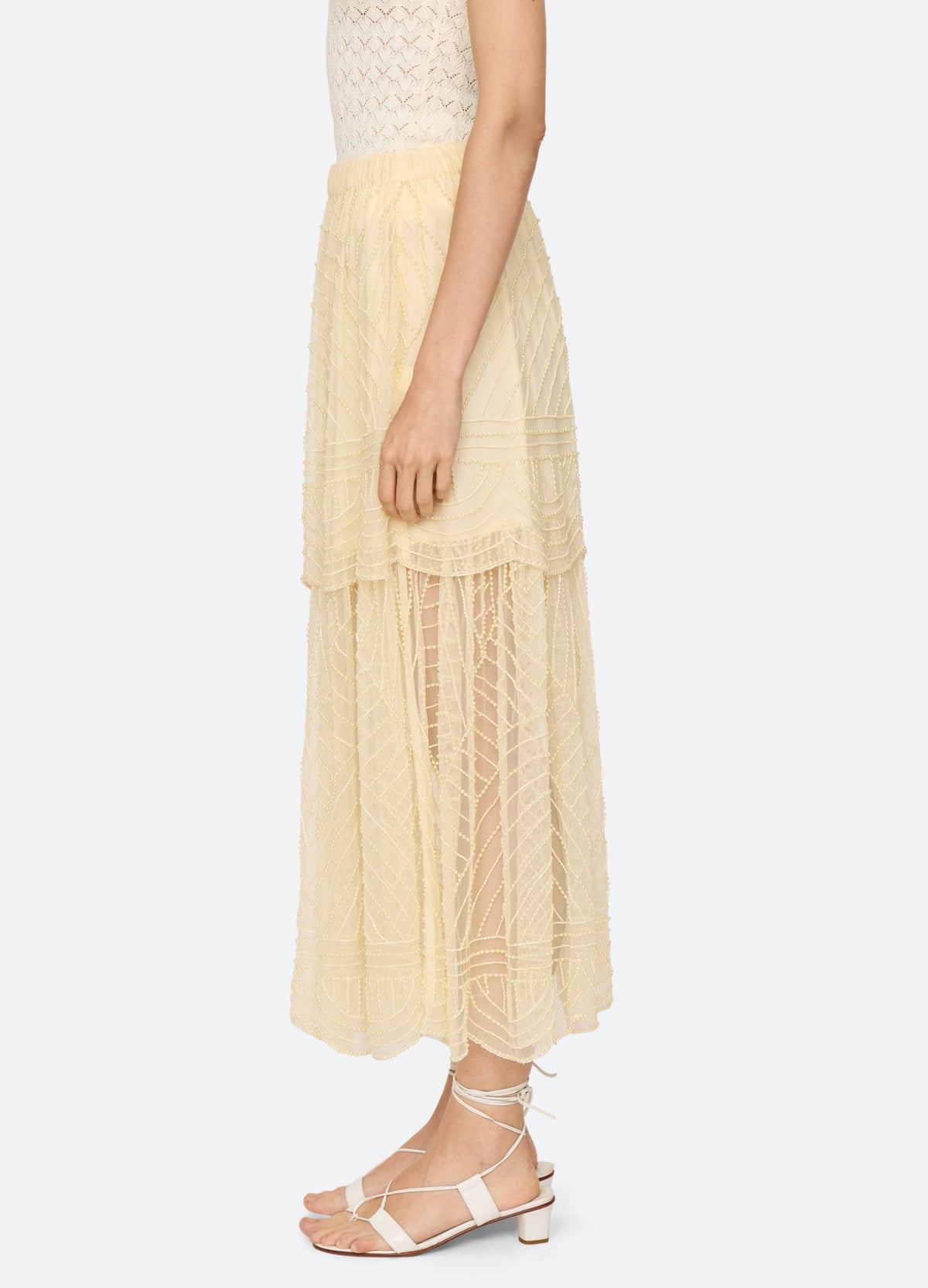 Sea NY Carlotta Skirt - Cream