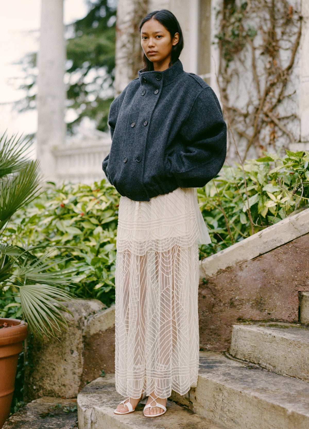 Sea NY Carlotta Skirt - Cream