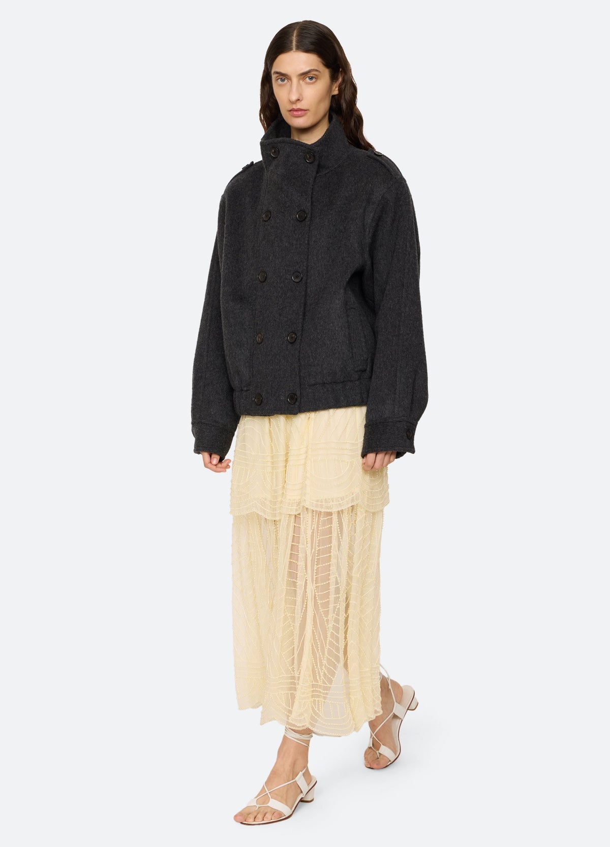 Sea NY Carlotta Skirt - Cream