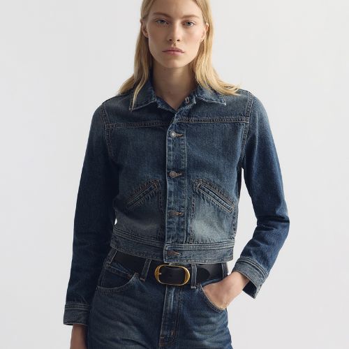 Nili Lotan Carly Denim Jacket - Simon Wash