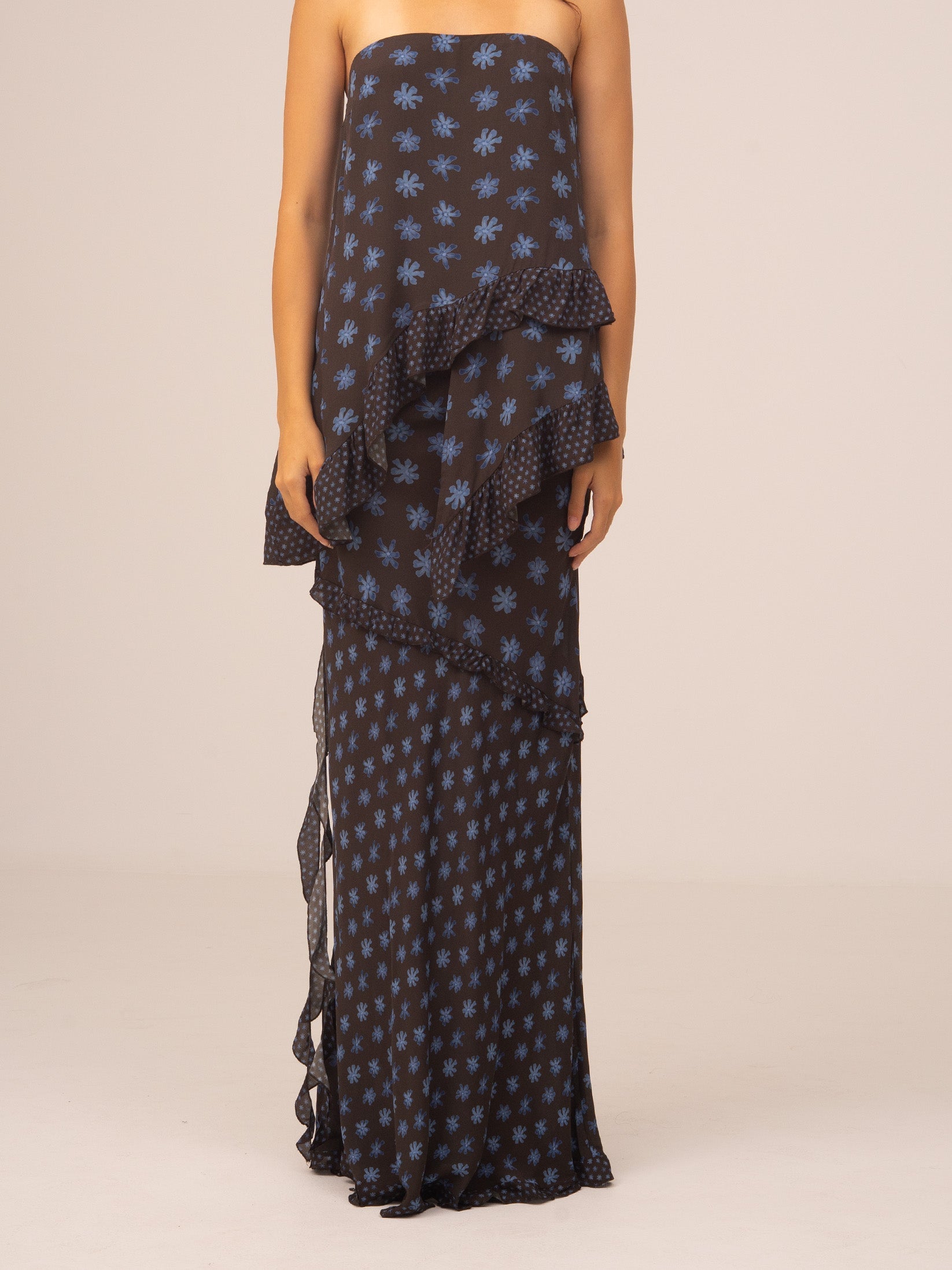 Carmen Says Palma Flower Print Ecstasy Skirt