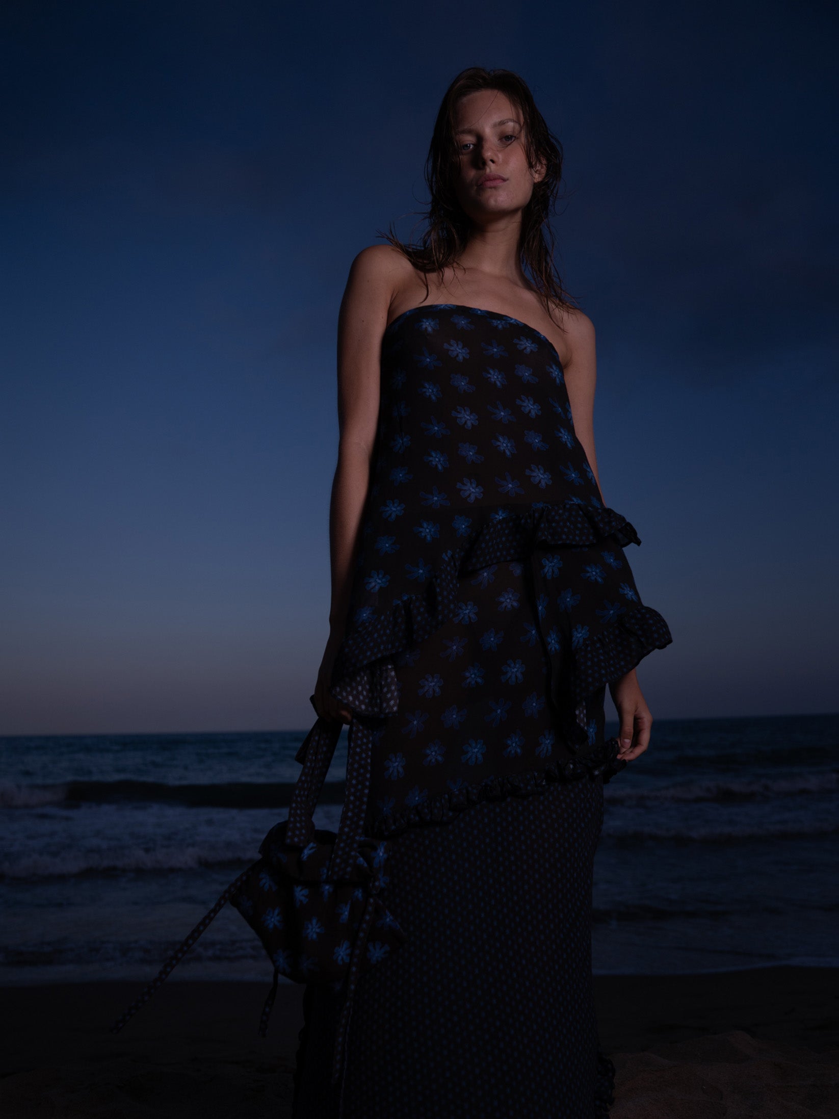 Carmen Says Palma Flower Print Ecstasy Skirt