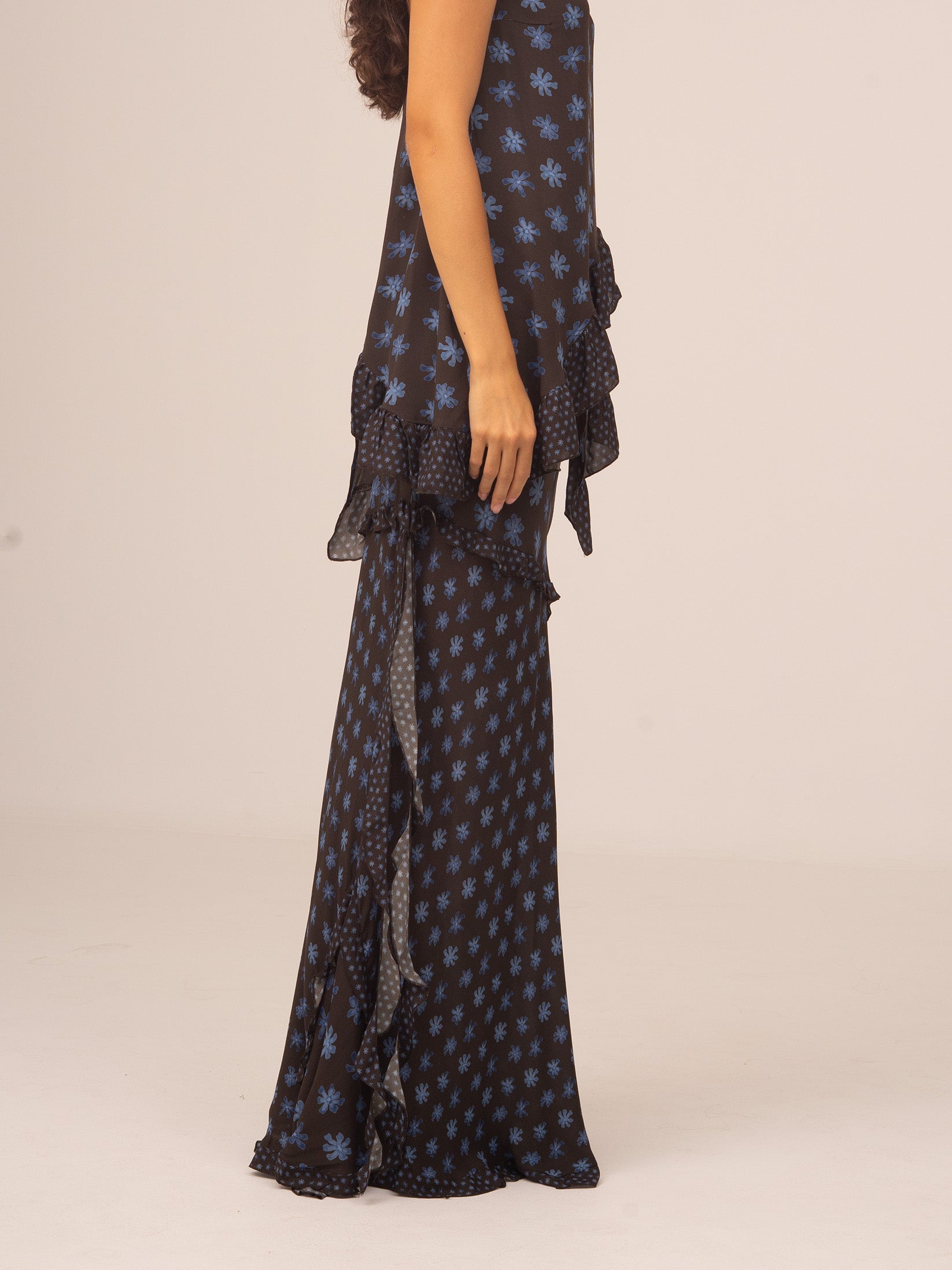 Carmen Says Palma Flower Print Ecstasy Skirt