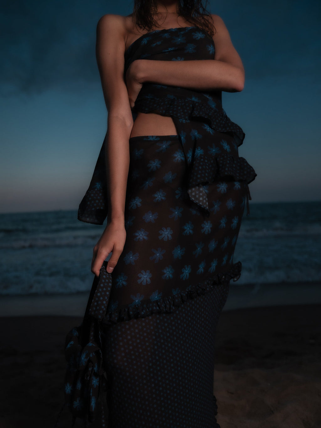 Carmen Says Palma Flower Print Ecstasy Skirt