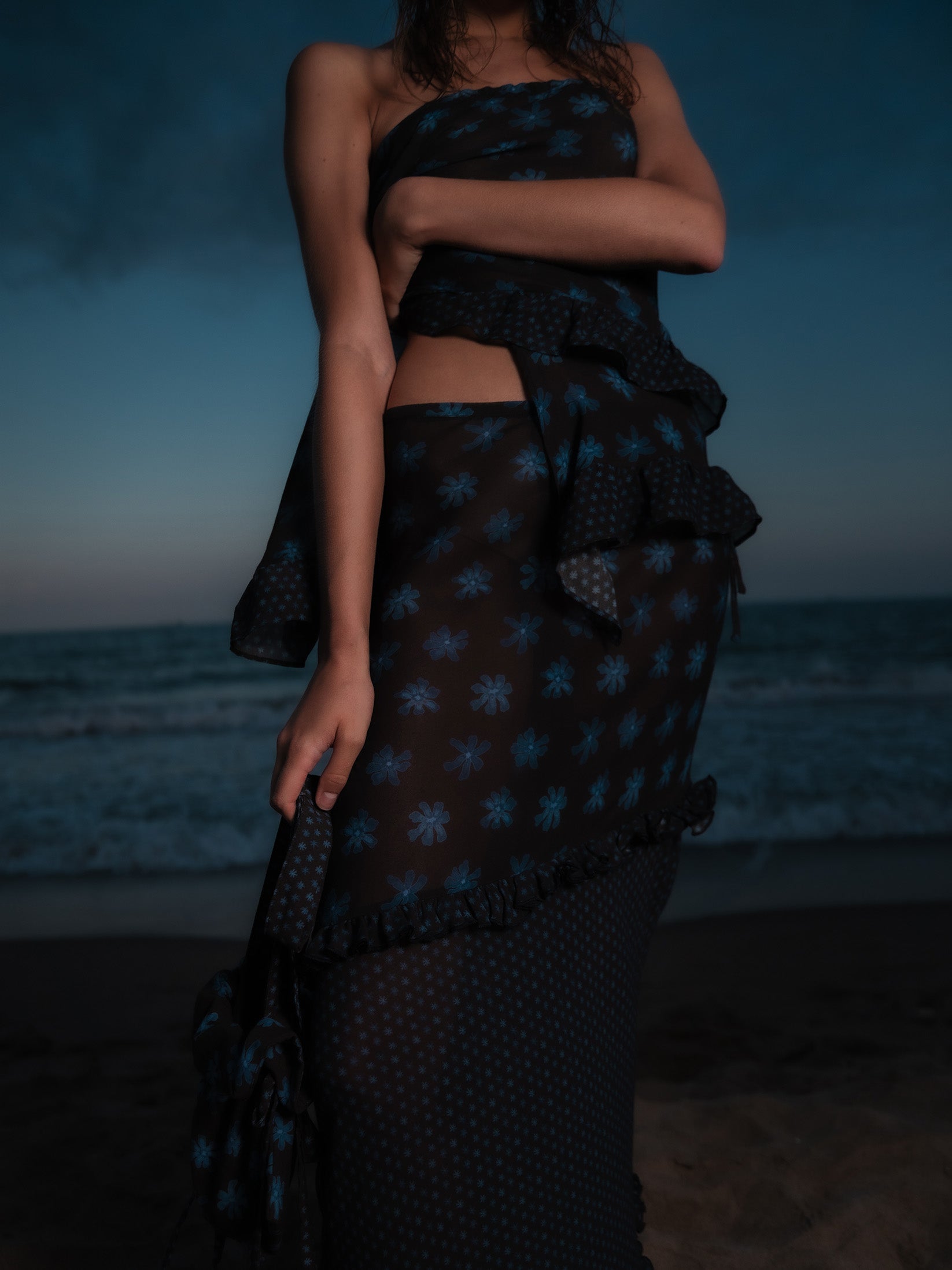 Carmen Says Palma Flower Print Ecstasy Skirt