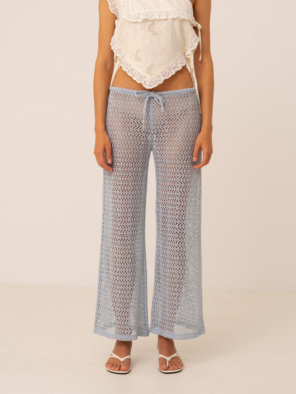 Carmen Says Tropic Beach Pants - Blue
