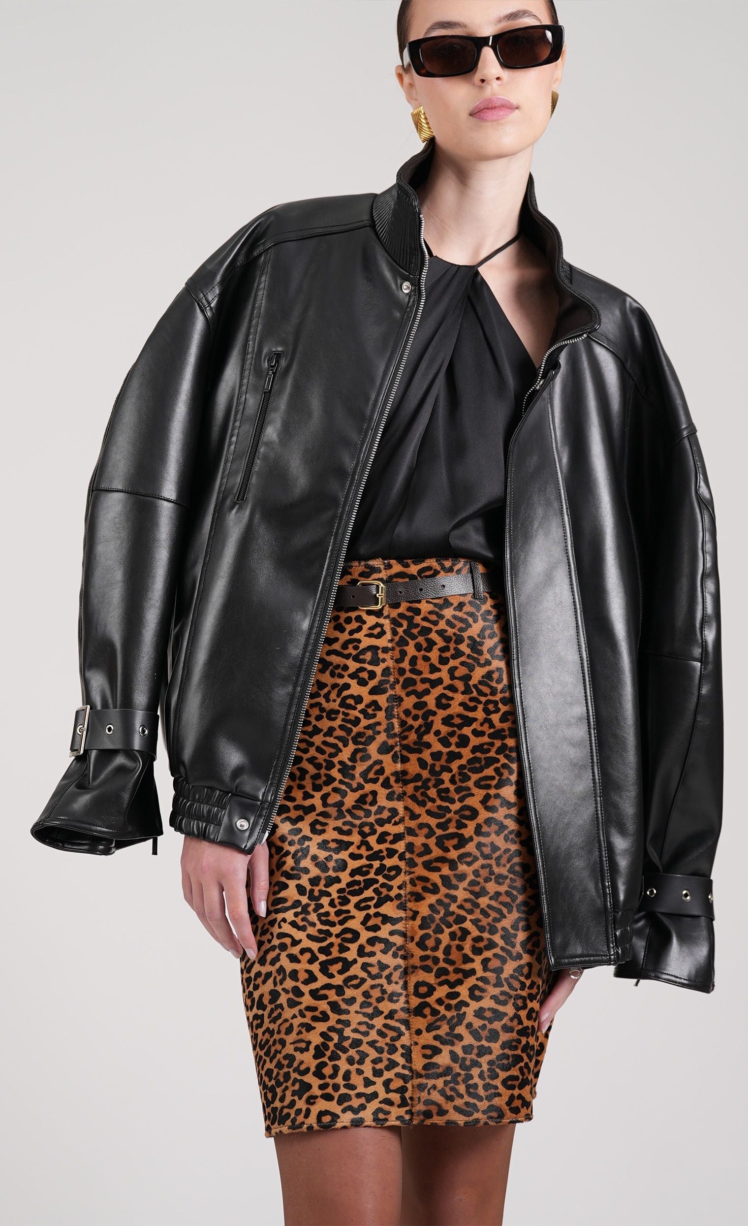 Nonchalant Label Carmen Skirt - Cheetah