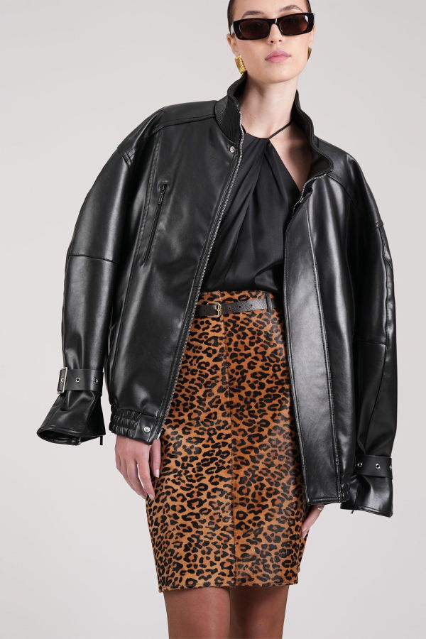 Nonchalant Label Carmen Skirt - Cheetah