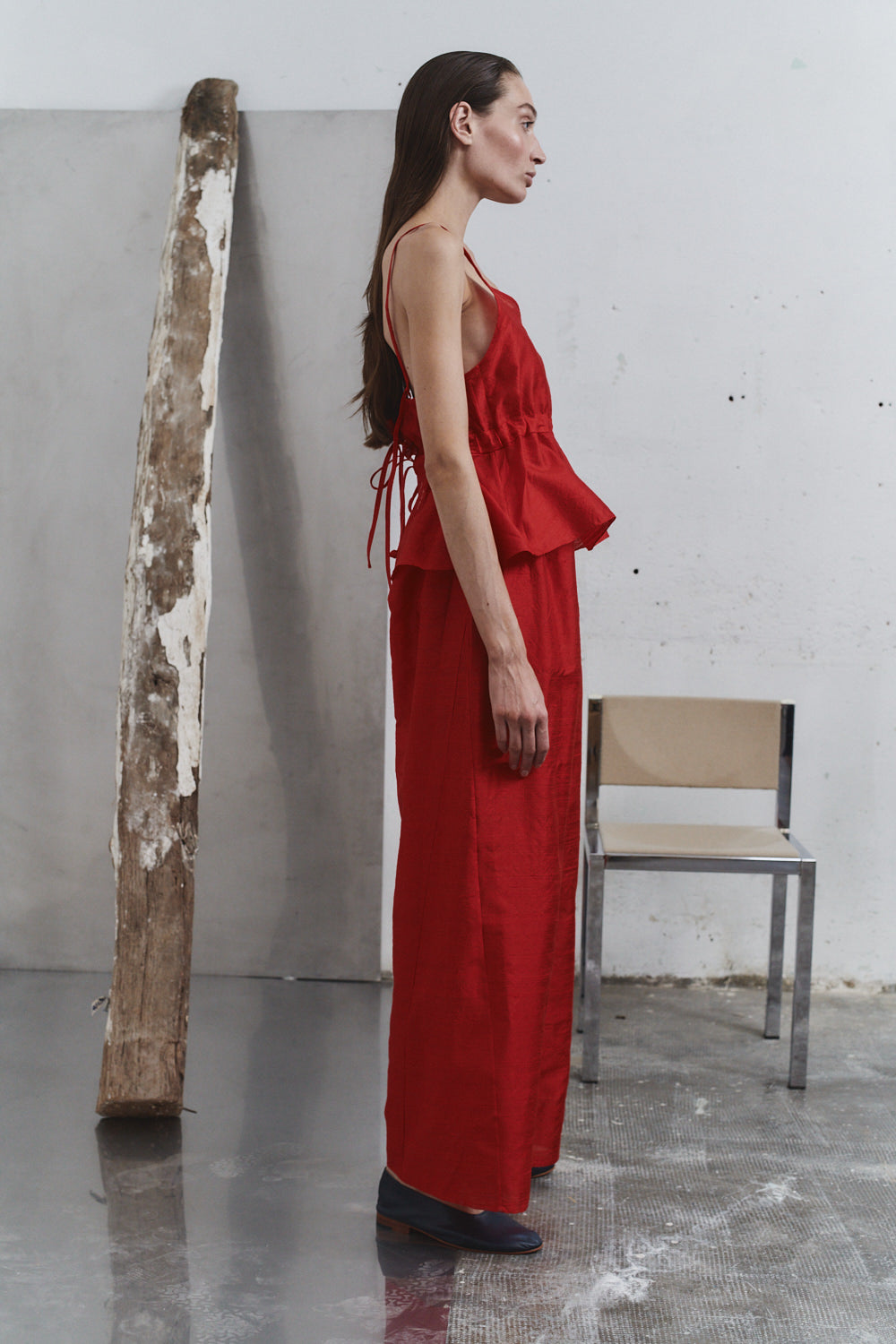 Datura Carmine Dupion Judo Pants