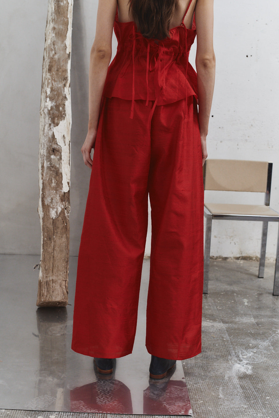 Datura Carmine Dupion Judo Pants