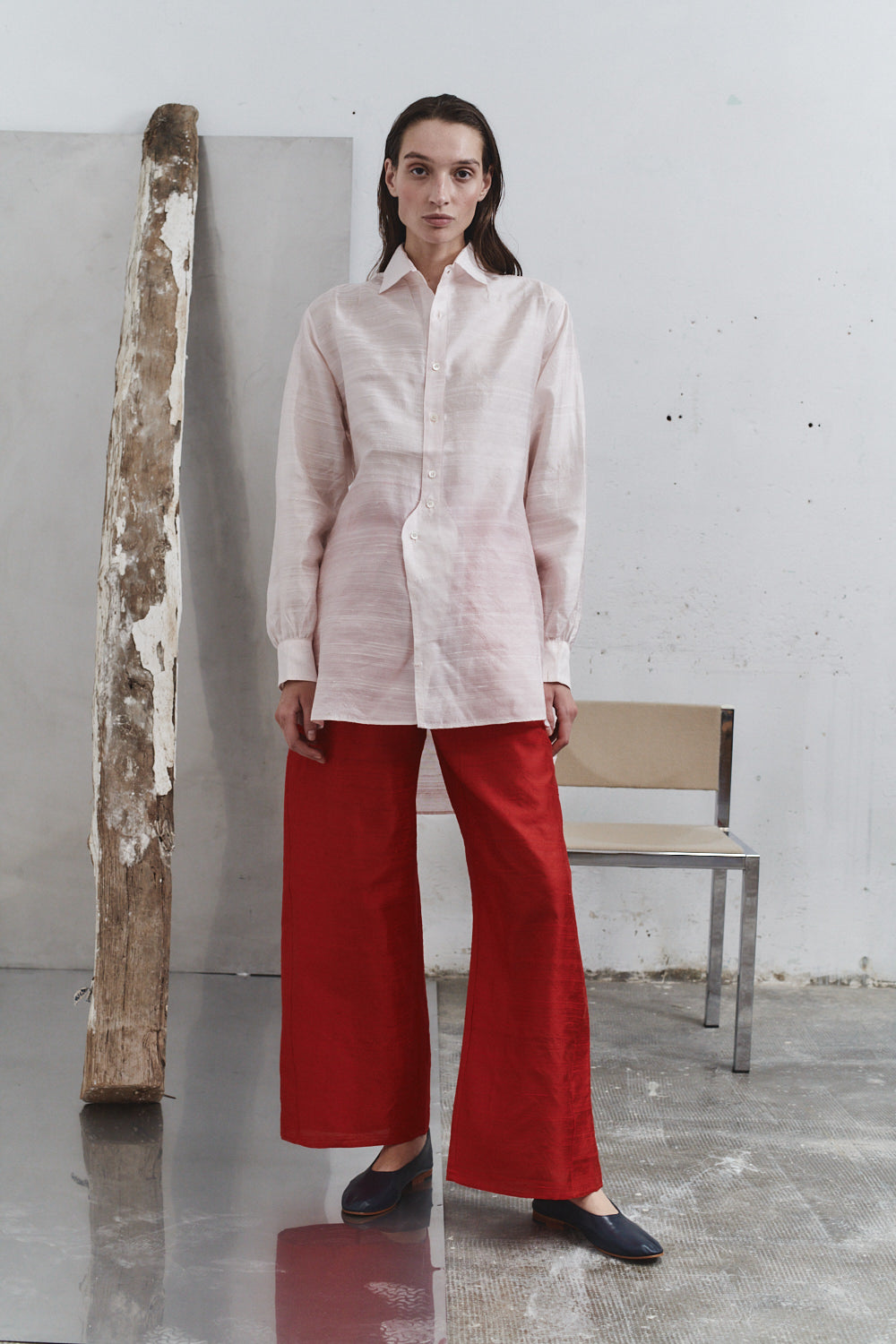 Datura Carmine Dupion Judo Pants