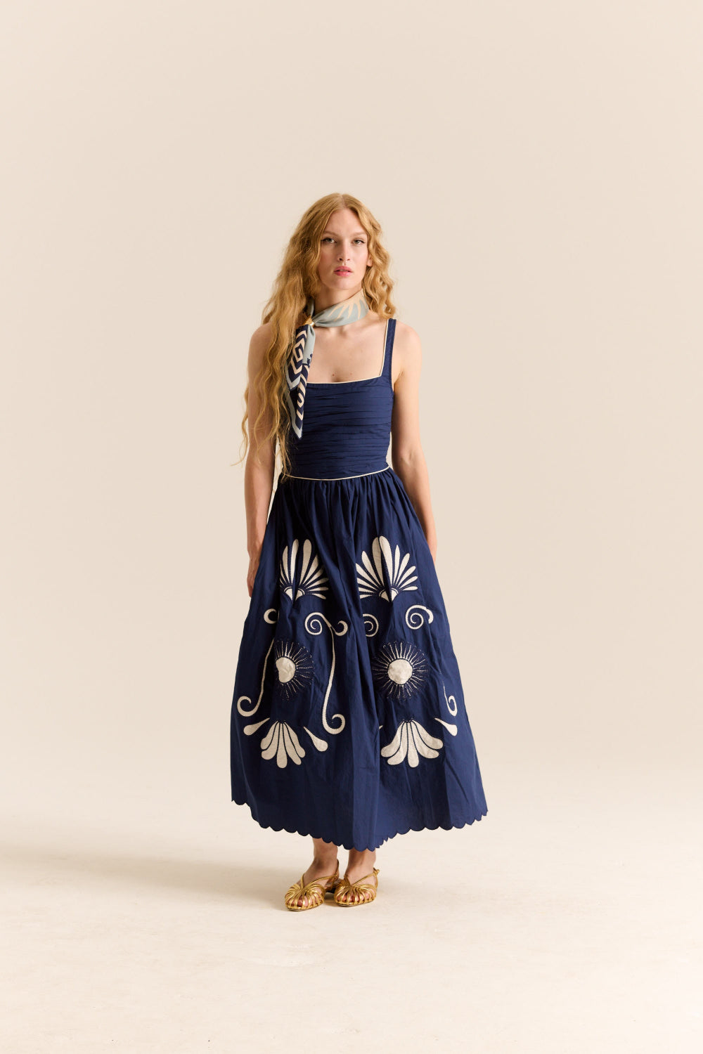 Carolina K Almara Dress - Poseidon