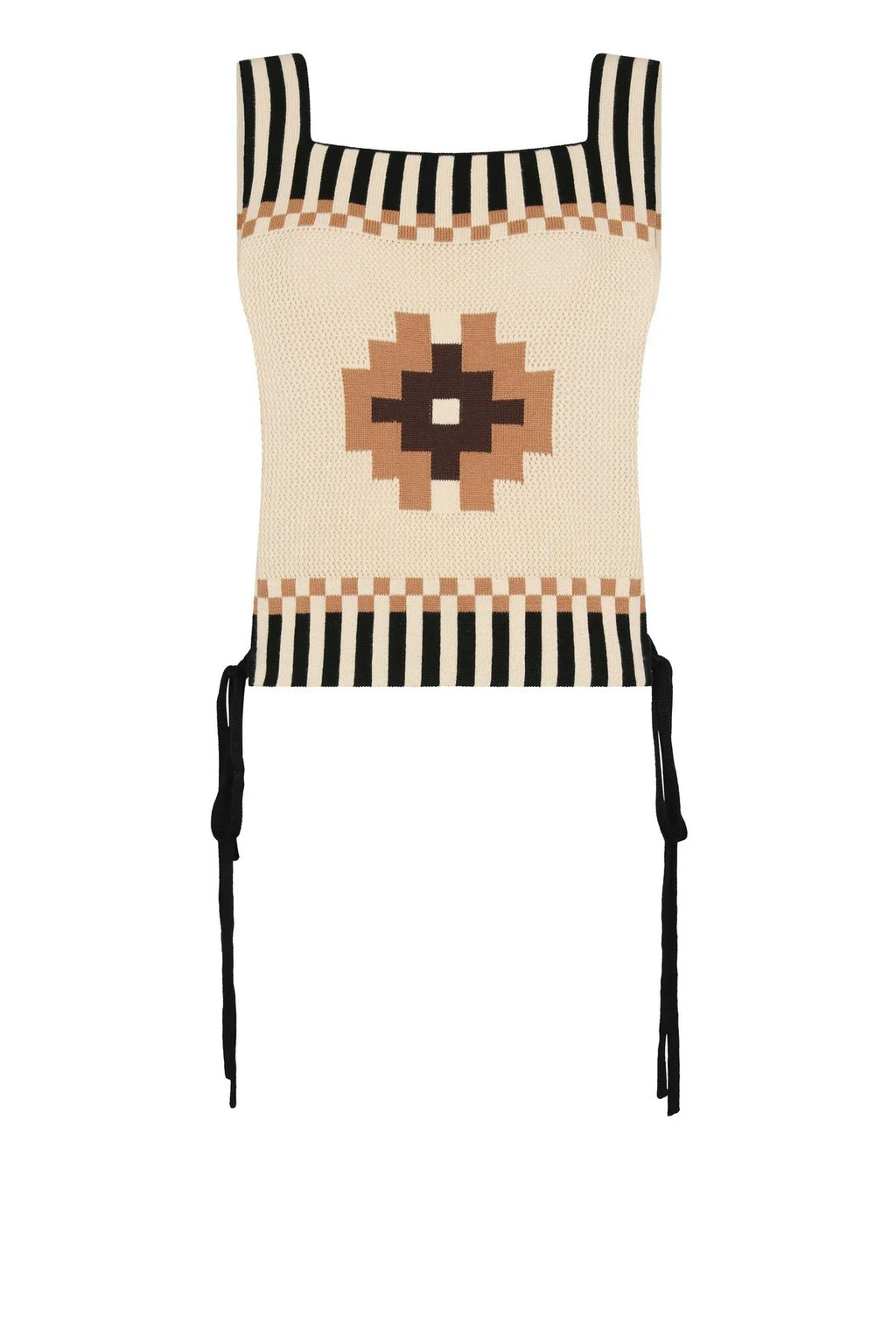 Carolina K Cleo Chacana Top - Brown Multi