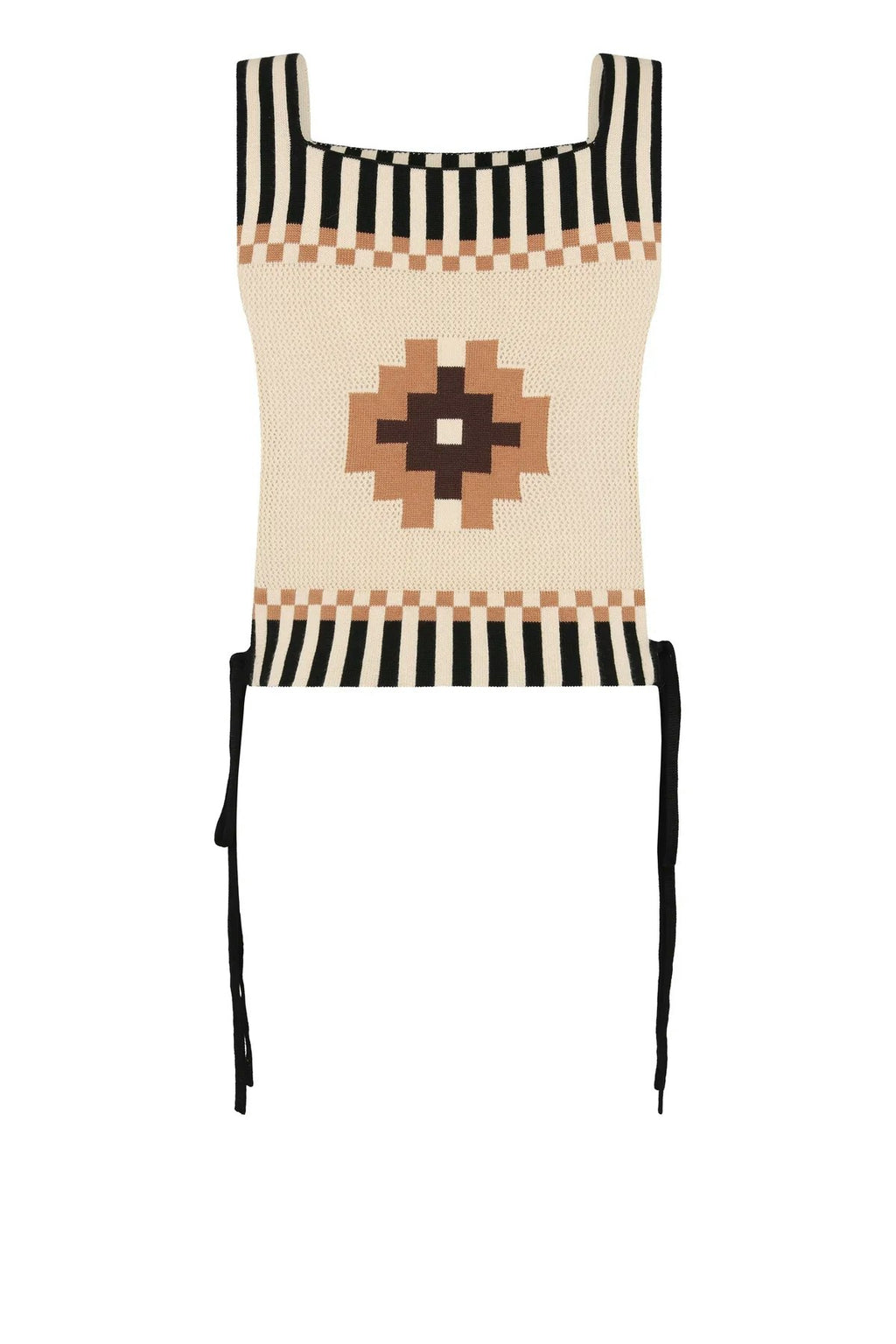 Carolina K Cleo Chacana Top - Brown Multi