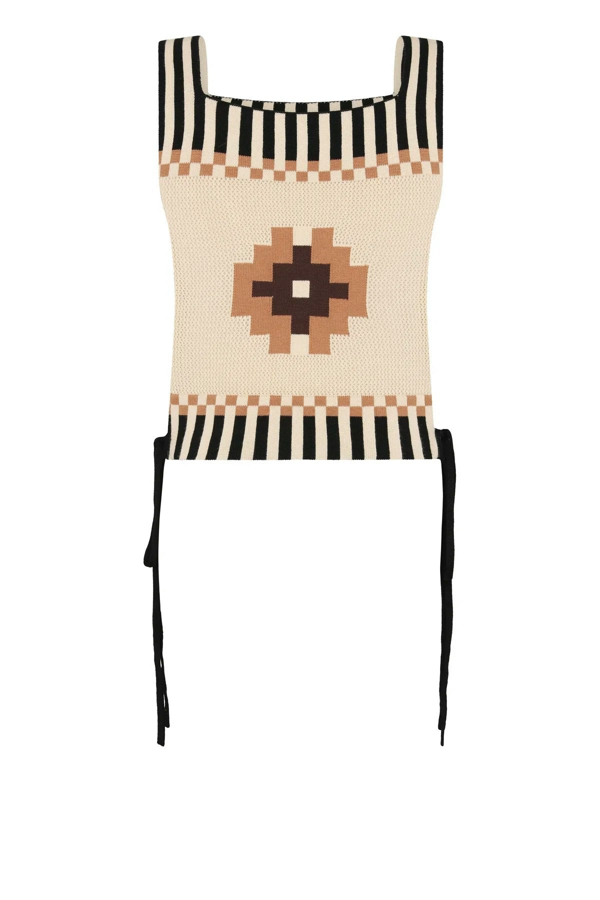 Carolina K Cleo Chacana Top - Brown Multi