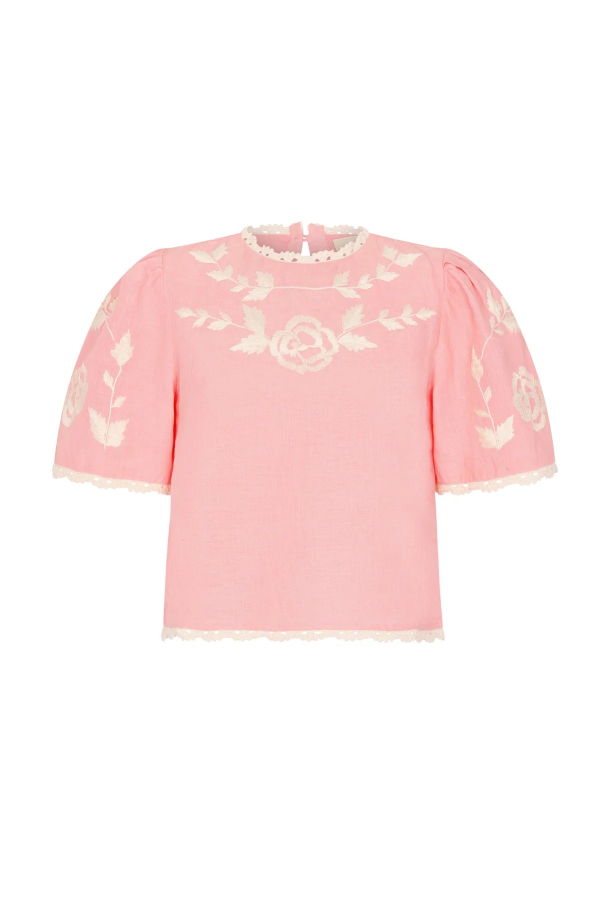 Carolina K Lela Top - Quartz Pink