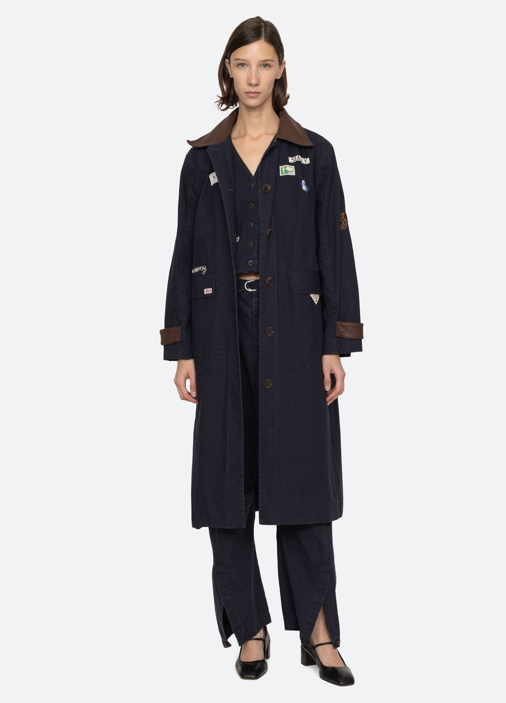 Sea NY Carolyn Coat - Navy