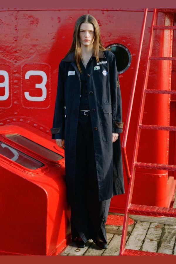 Sea NY Carolyn Coat - Navy