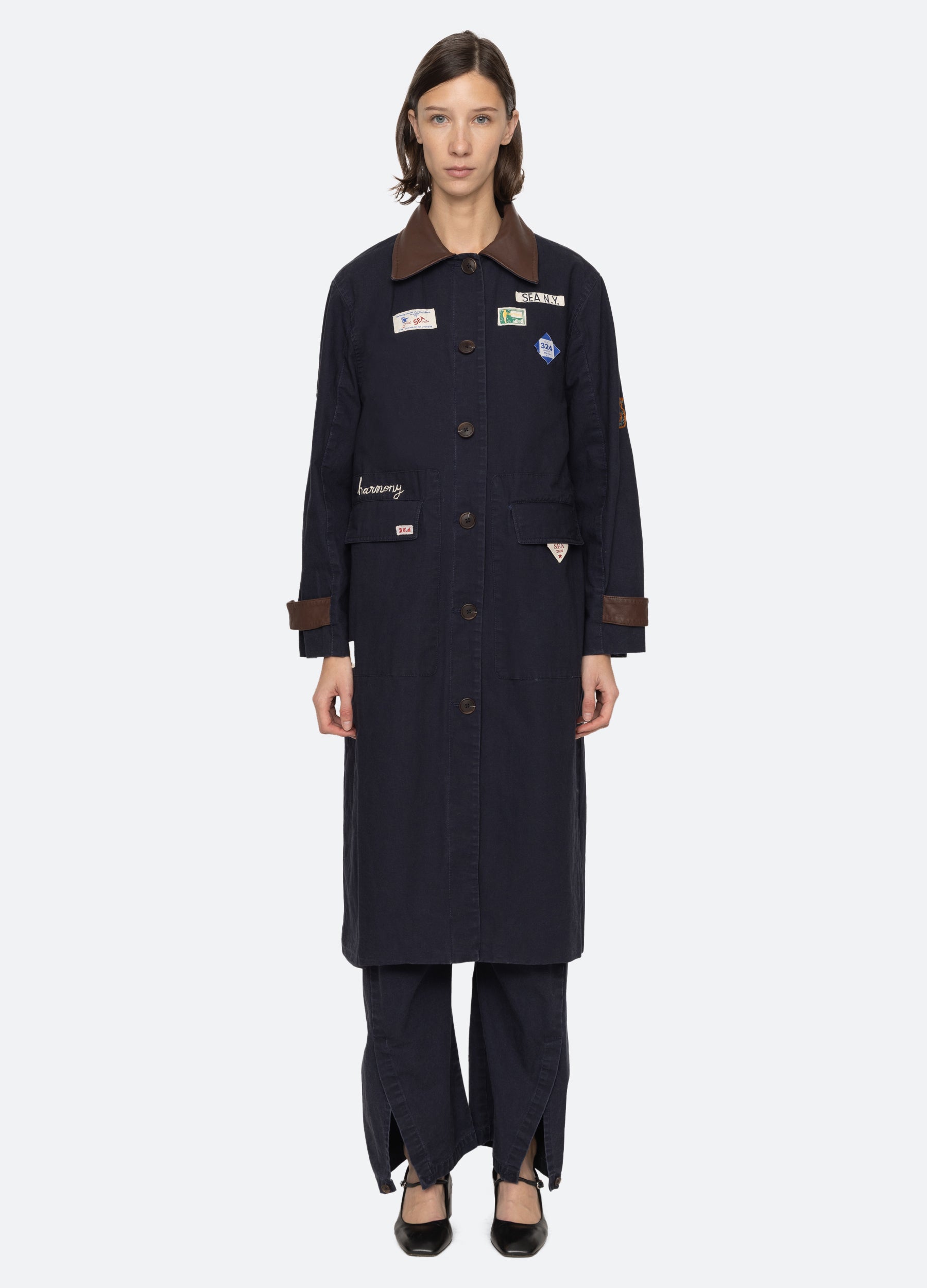 Sea NY Carolyn Coat - Navy