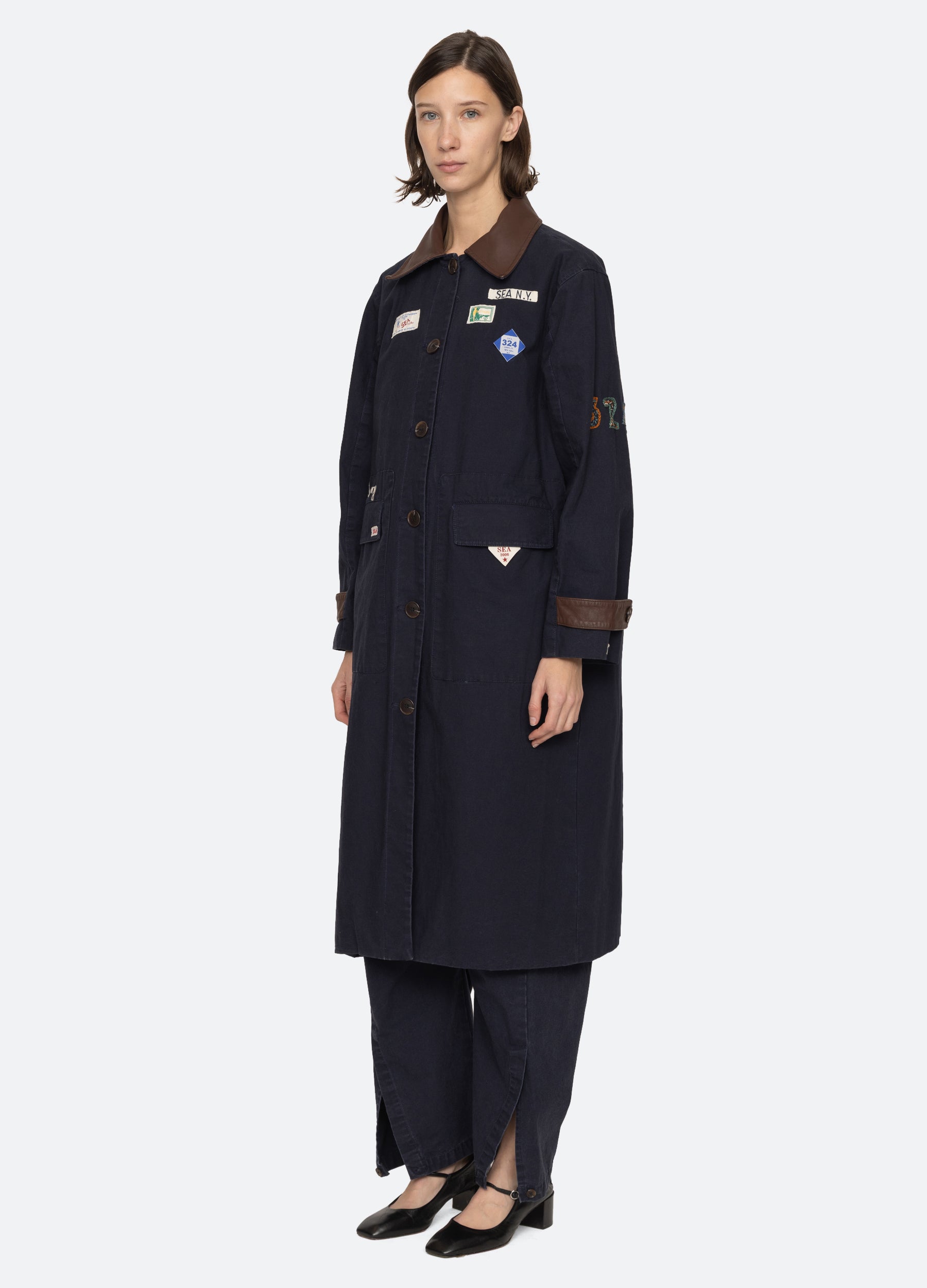 Sea NY Carolyn Coat - Navy