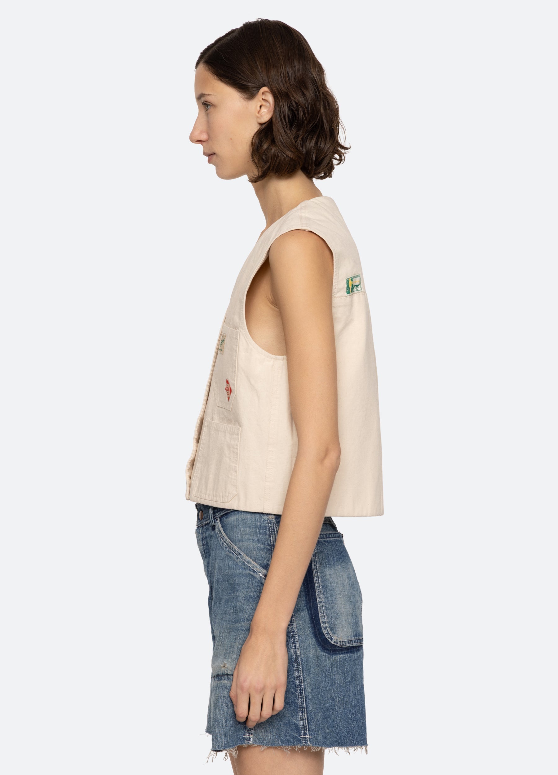 Sea NY Carolyn Vest - Cream