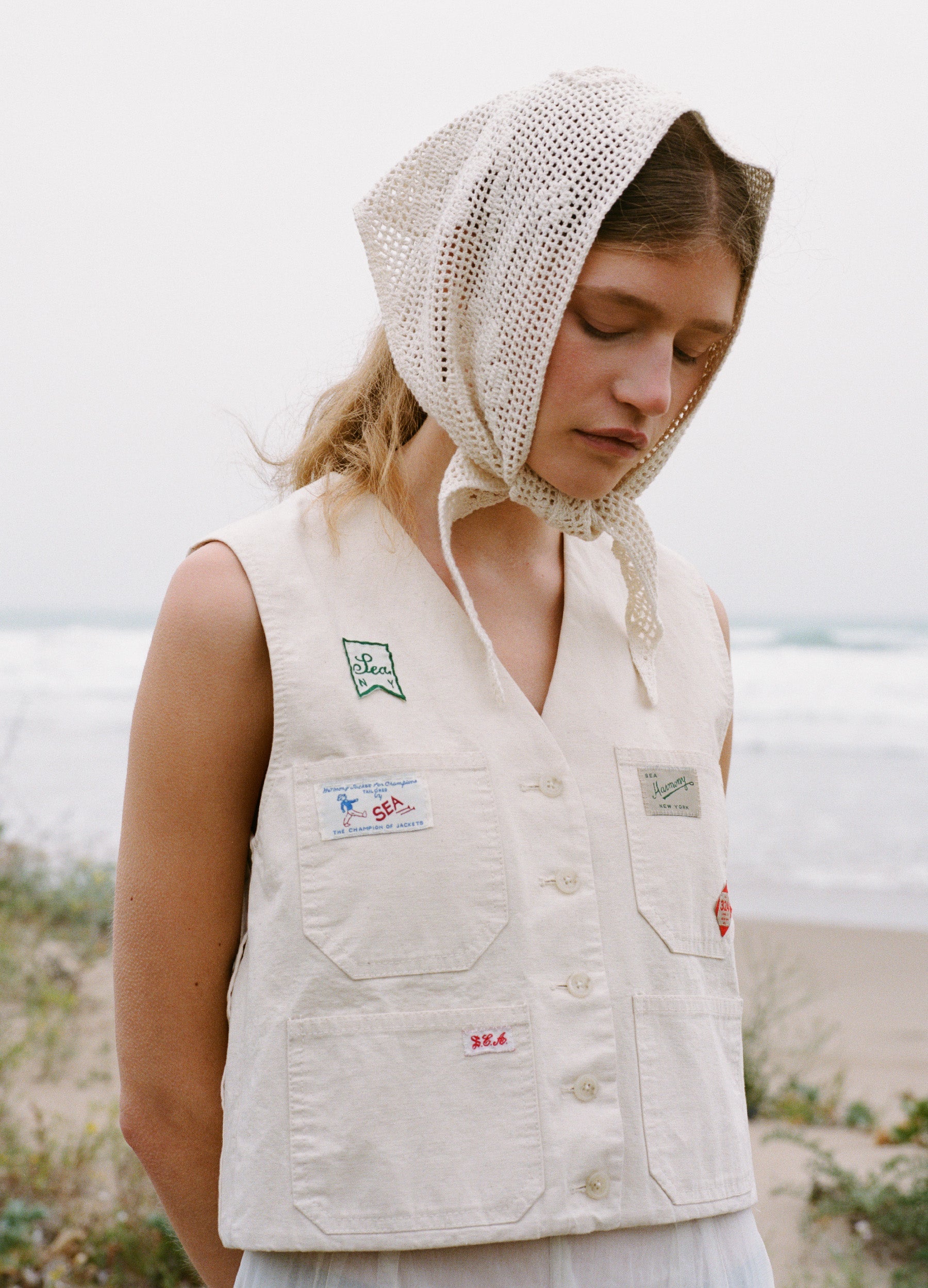 Sea NY Carolyn Vest - Cream