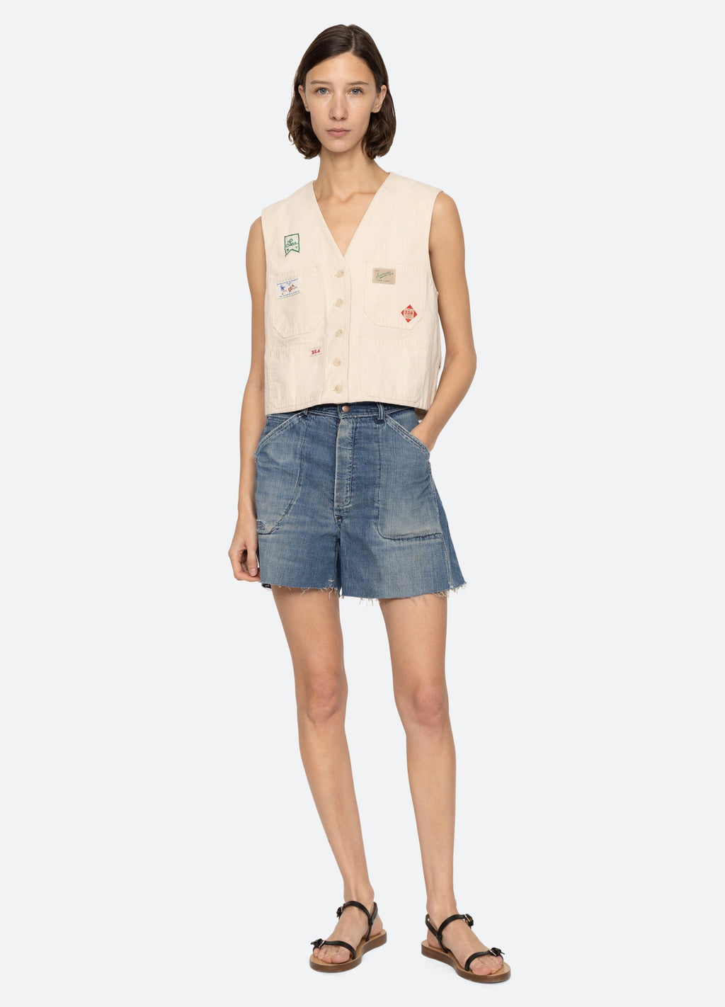 Sea NY Carolyn Vest - Cream