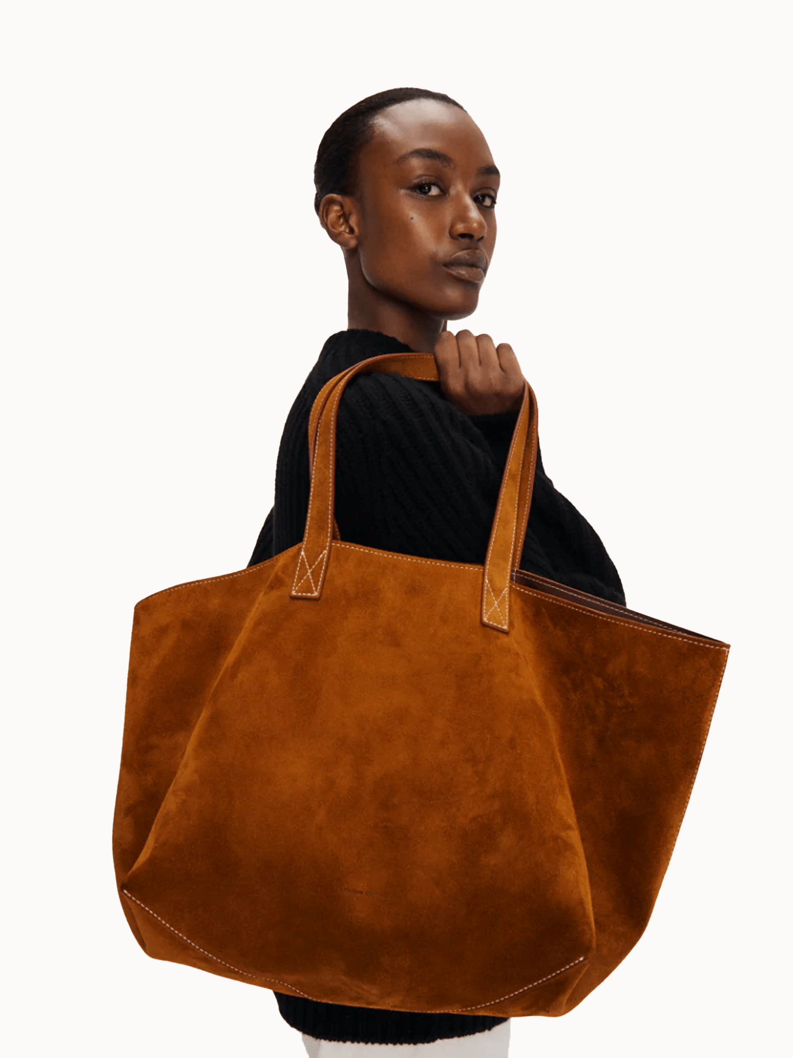 Mansur Gavriel Carryall Tote - Saddle Suede