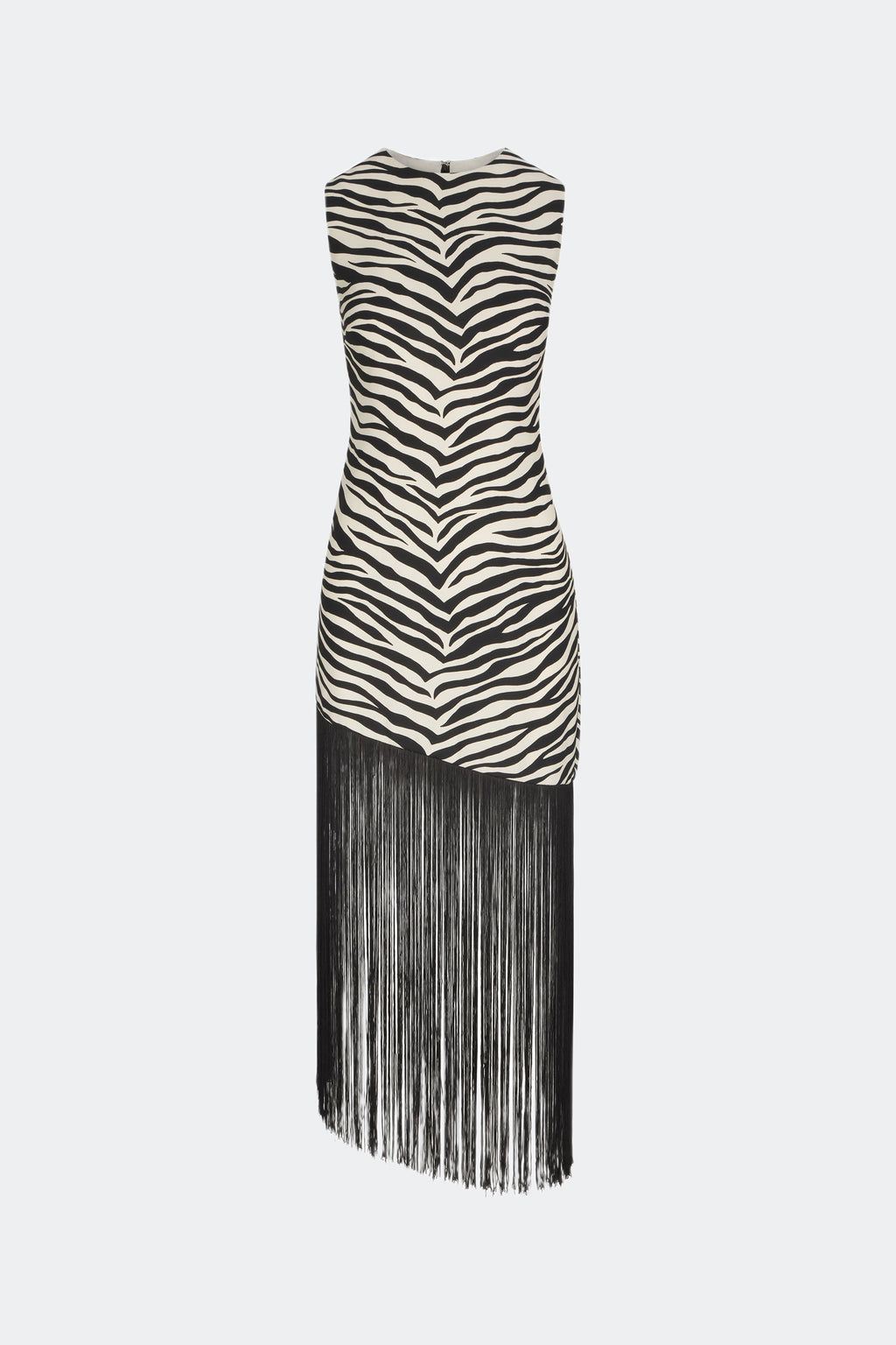 Simon Miller Casablanca Fringe Dress - Zebra Print
