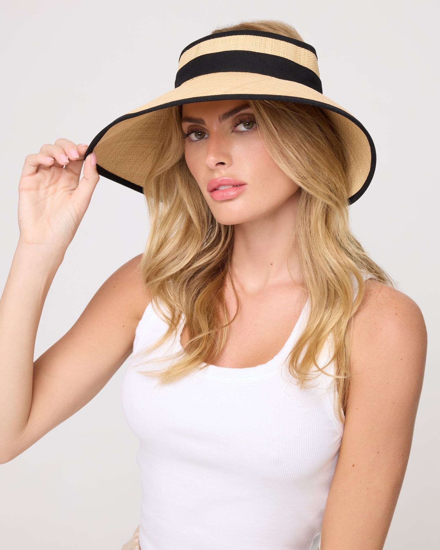 L*Space Castello Roll Up Visor - Natural