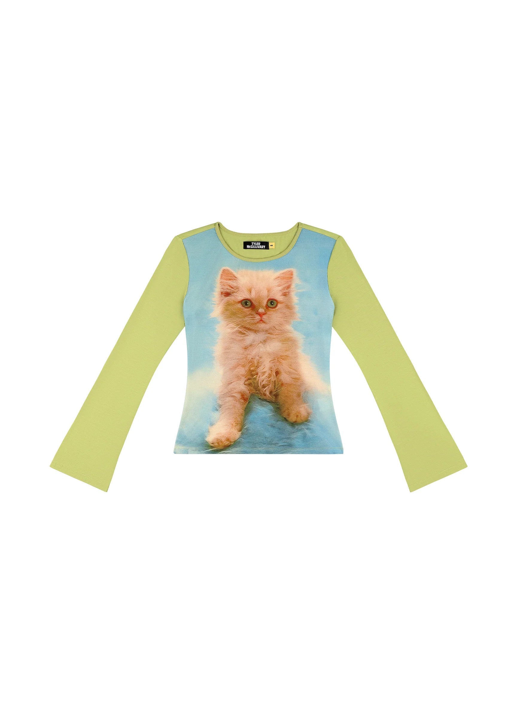 Tyler McGillivary Cat Portrait Heidi Long Sleeve Tee