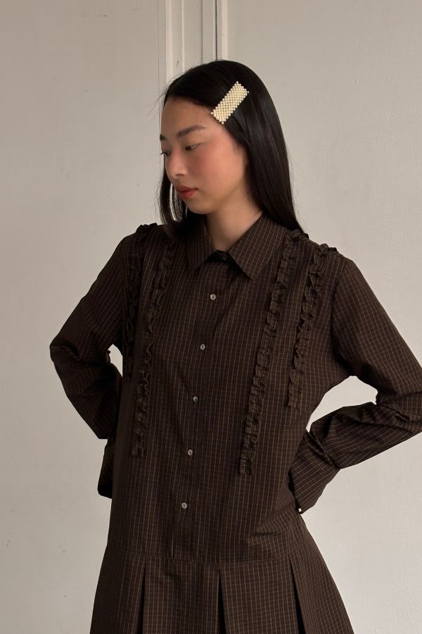 A Bronze Age Cate Dress - Toasted Gingham