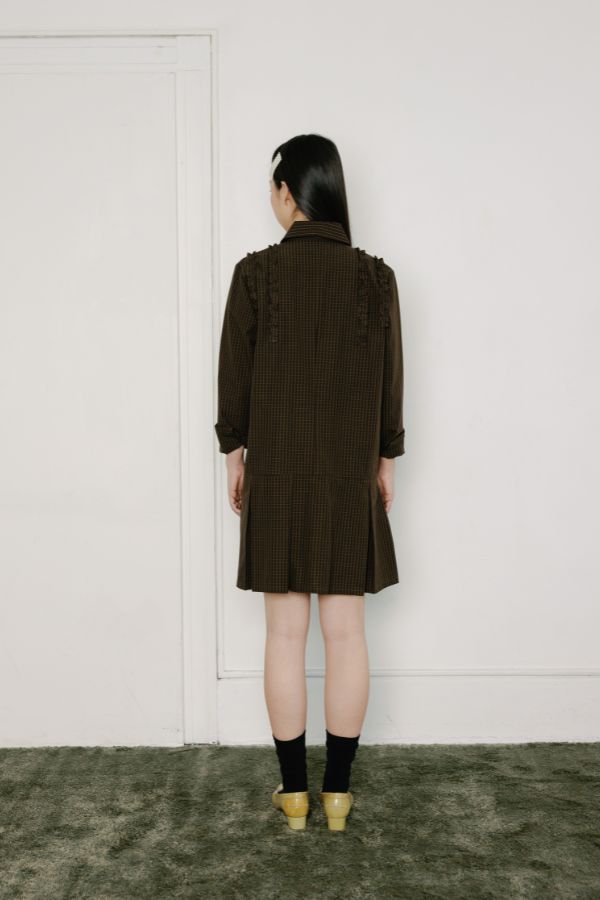 A Bronze Age Cate Dress - Toasted Gingham