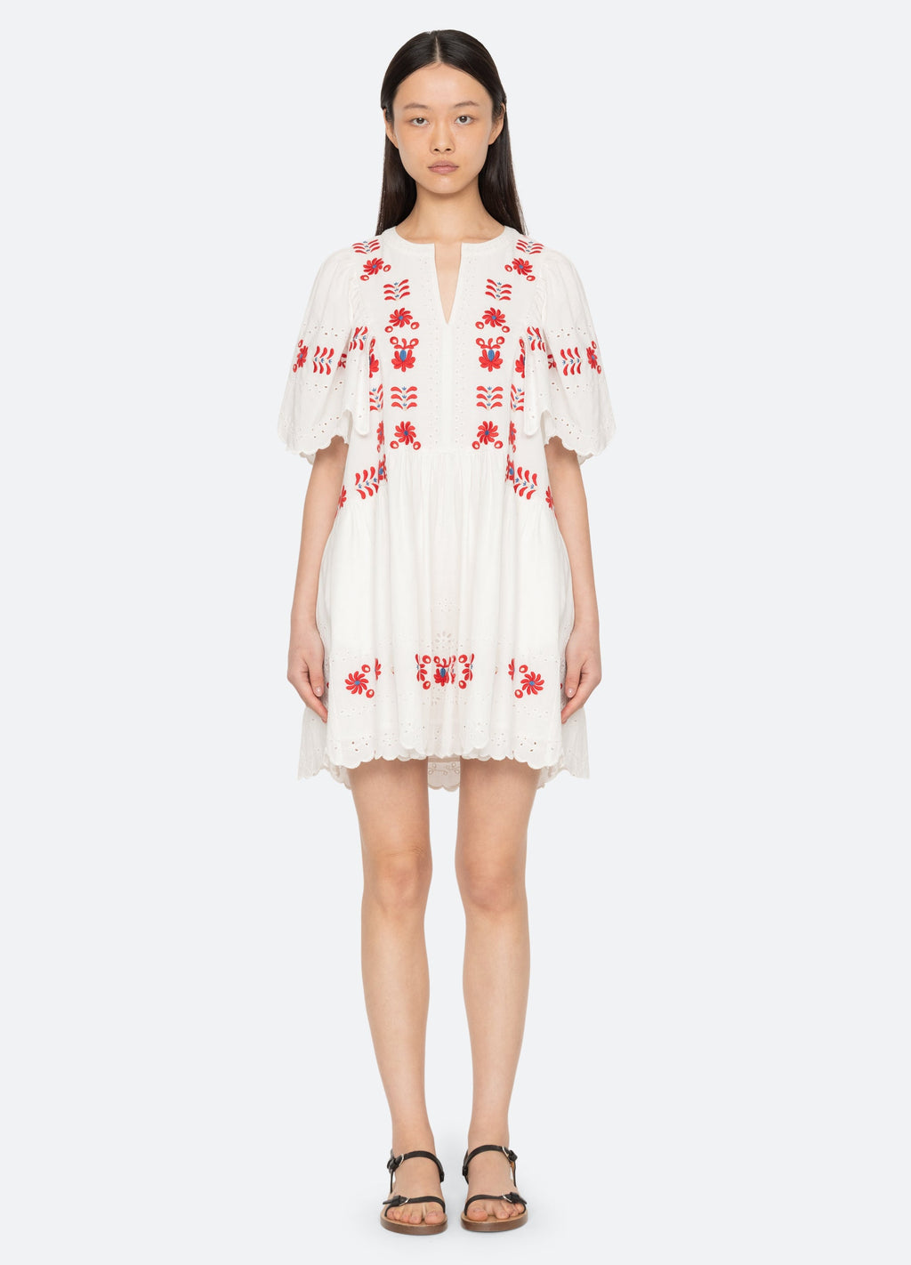 Sea NY Catharina Mini Dress - Cream