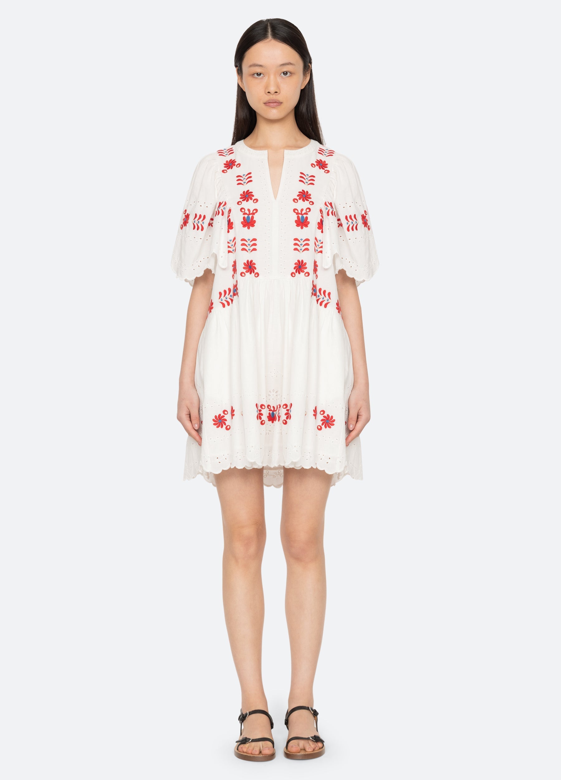 Sea NY Catharina Mini Dress - Cream