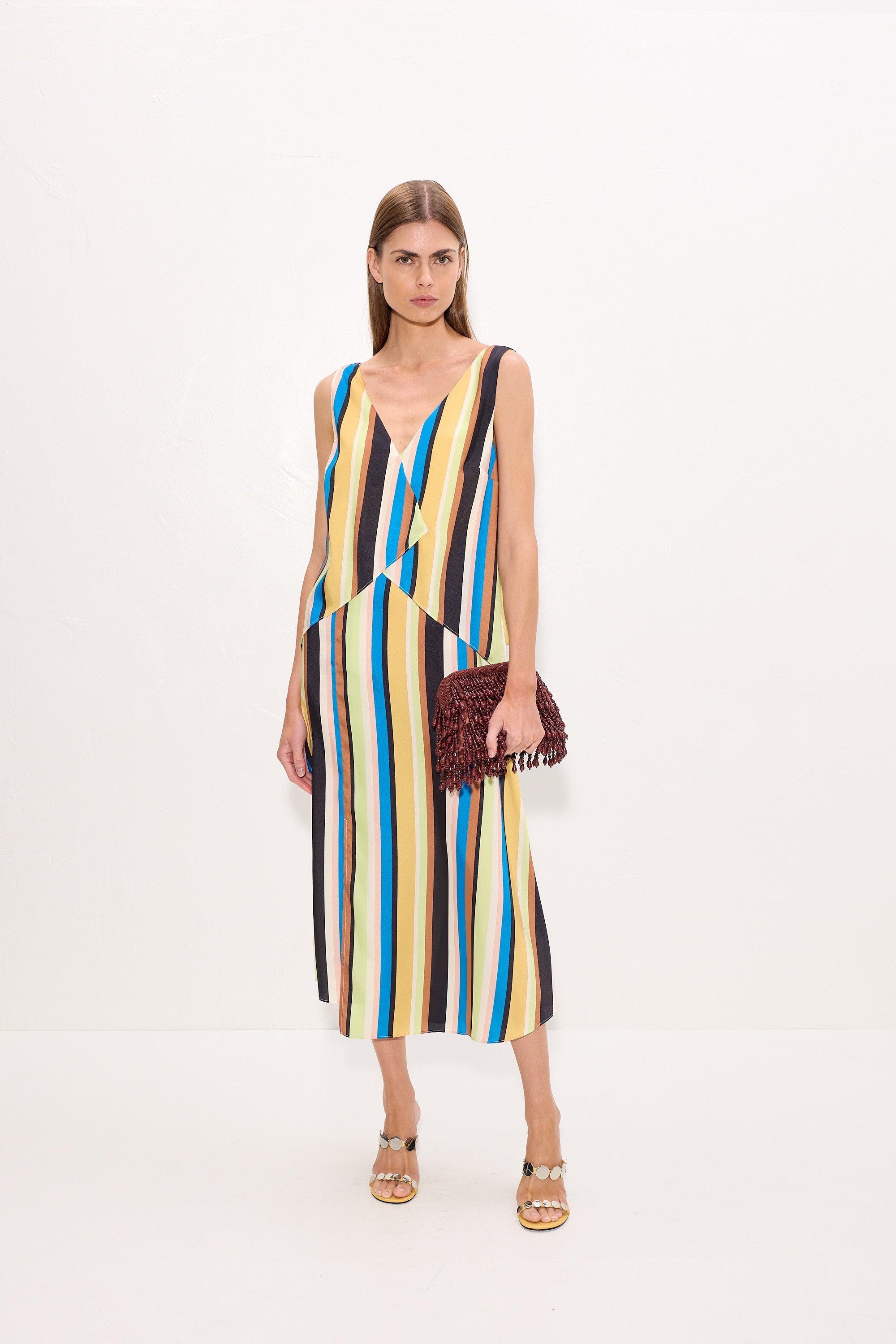 Simon Miller Cece Asymmetrical Midi Dress