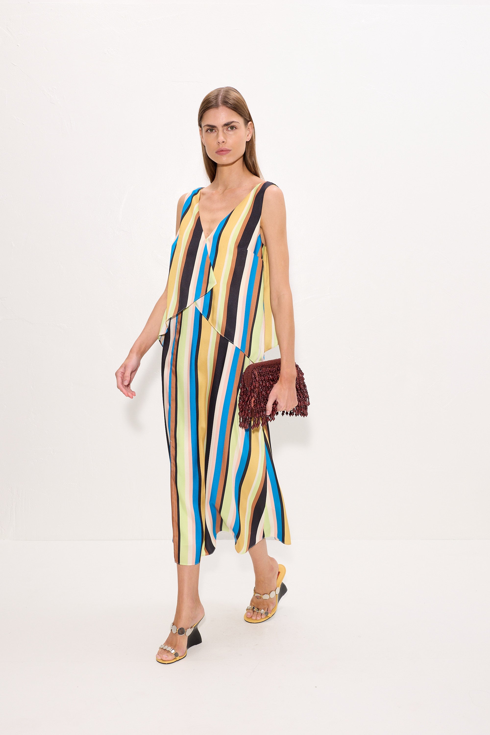 Simon Miller Cece Asymmetrical Midi Dress
