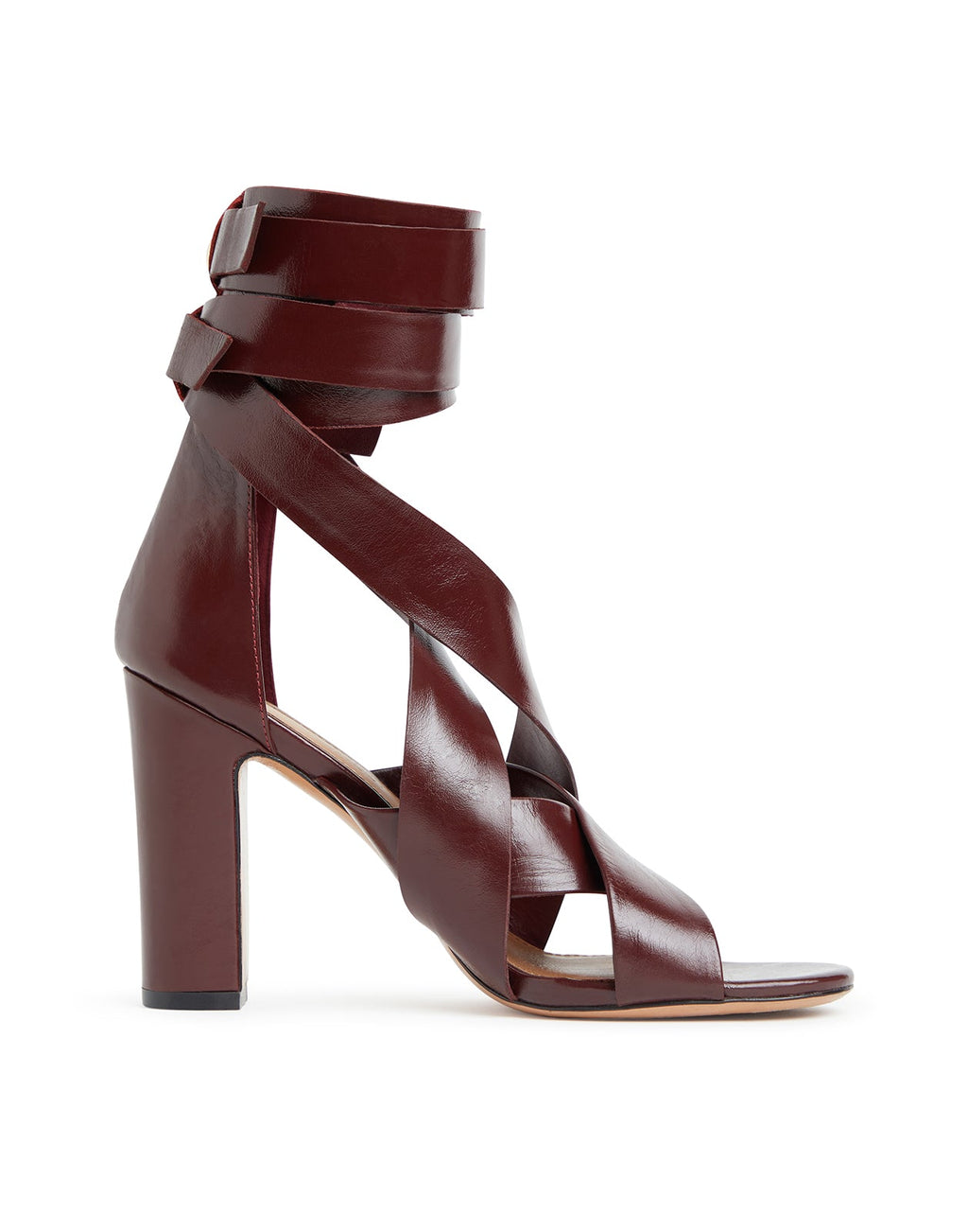 Cynthia Rowley Cece Wrap Heel - Burgundy