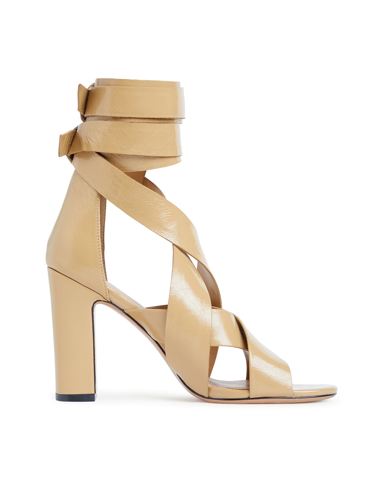 Cynthia Rowley Cece Wrap Heel - Camel