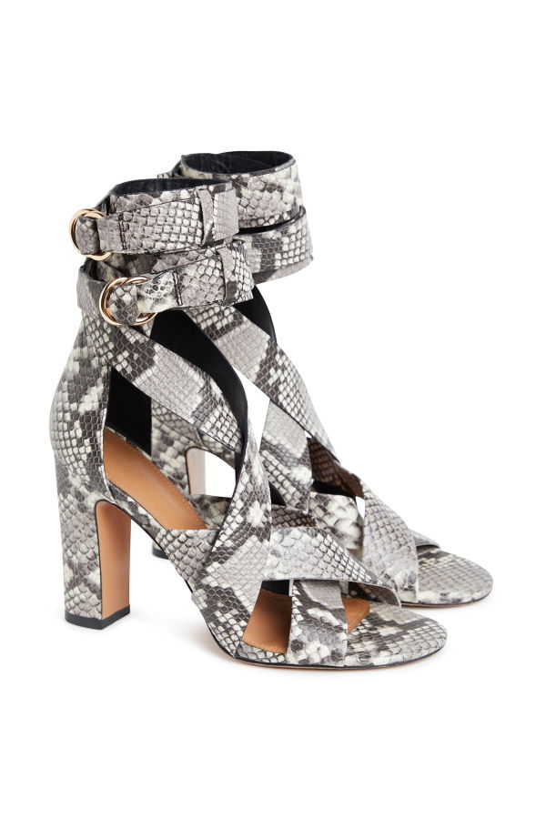 Cynthia Rowley Cece Wrap Heels - Multi