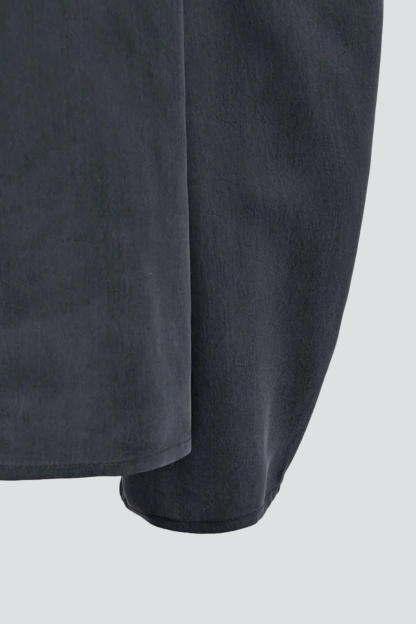 AMOMENTO Charcoal Raglan Cupro Top