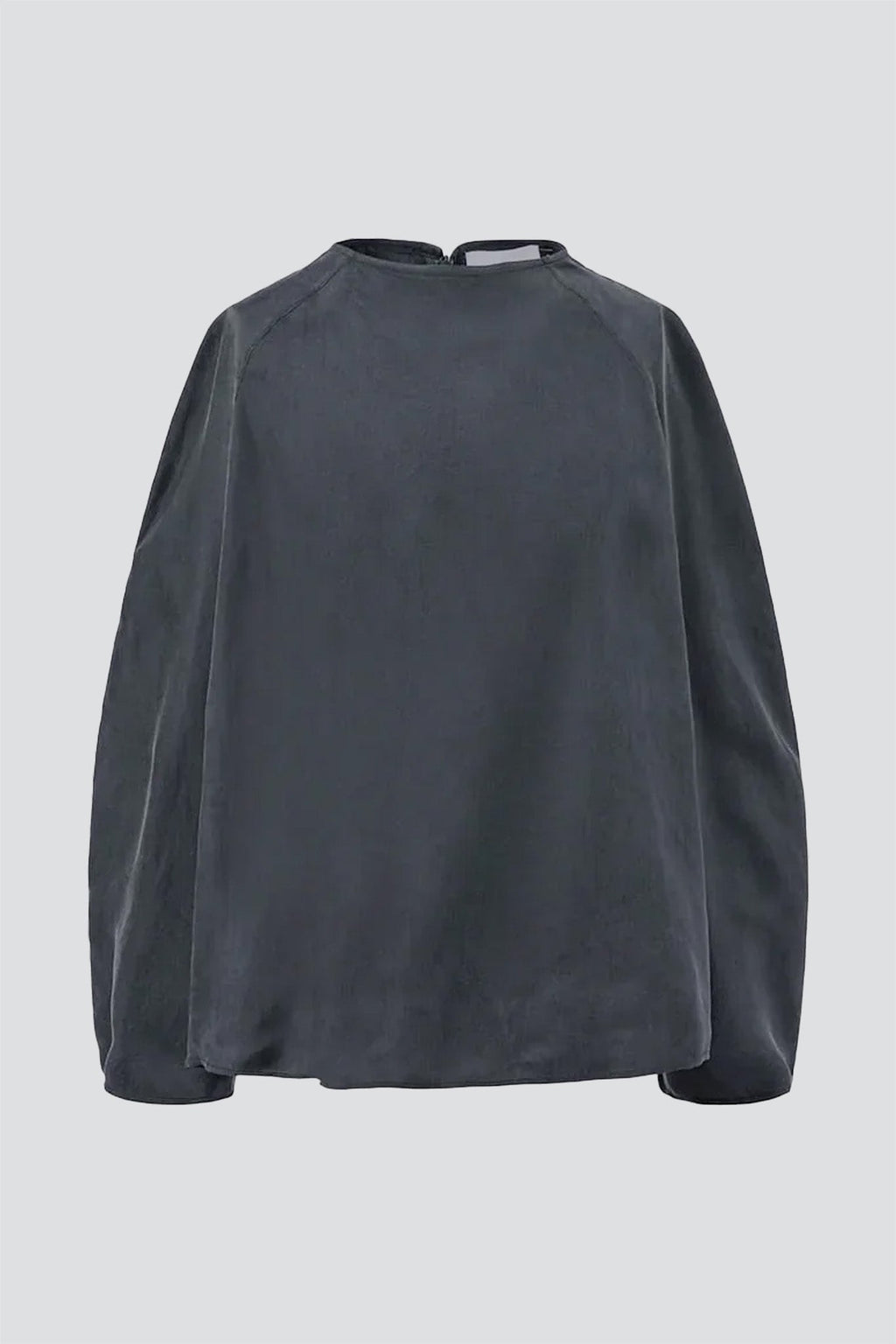 AMOMENTO Charcoal Raglan Cupro Top