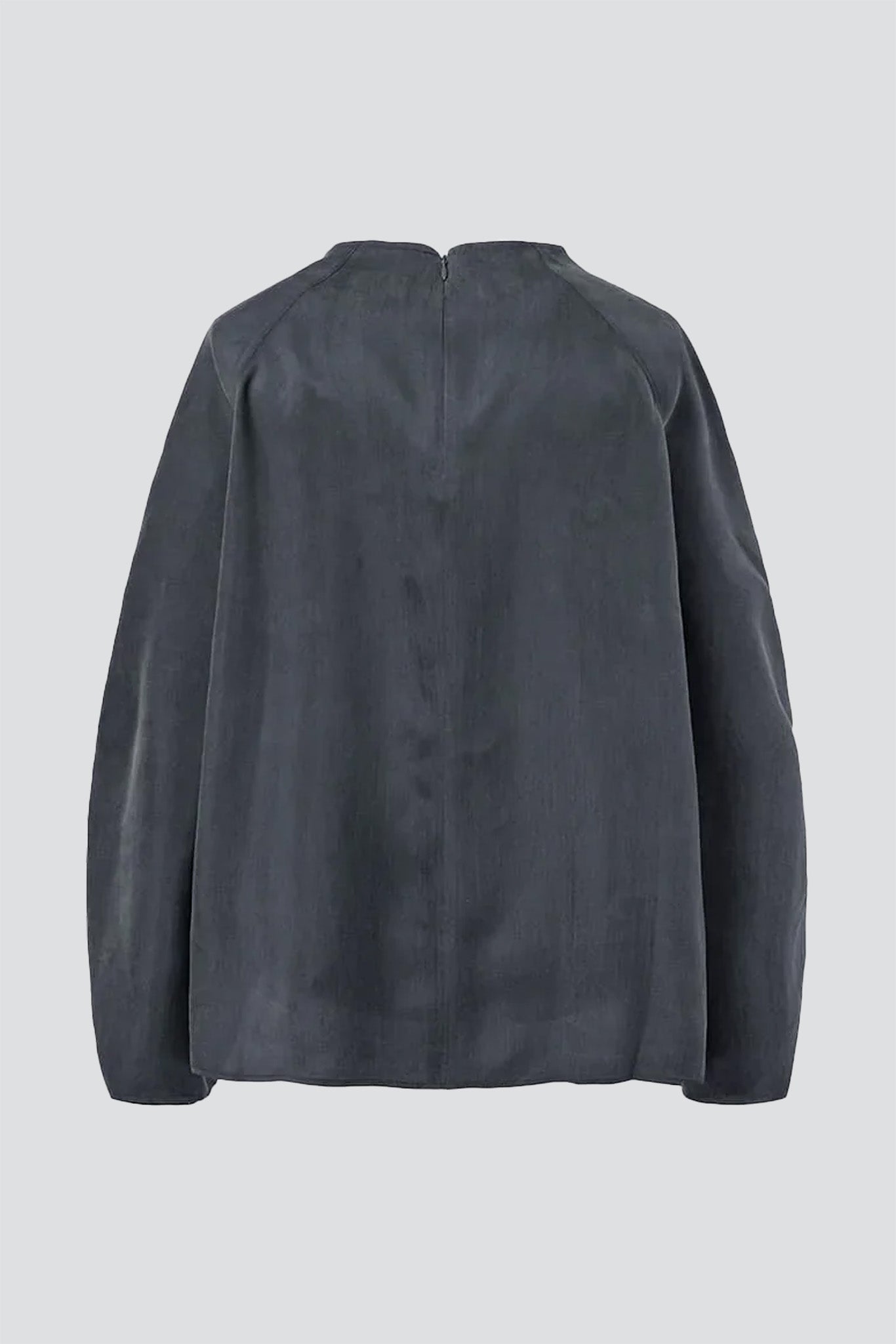 AMOMENTO Charcoal Raglan Cupro Top