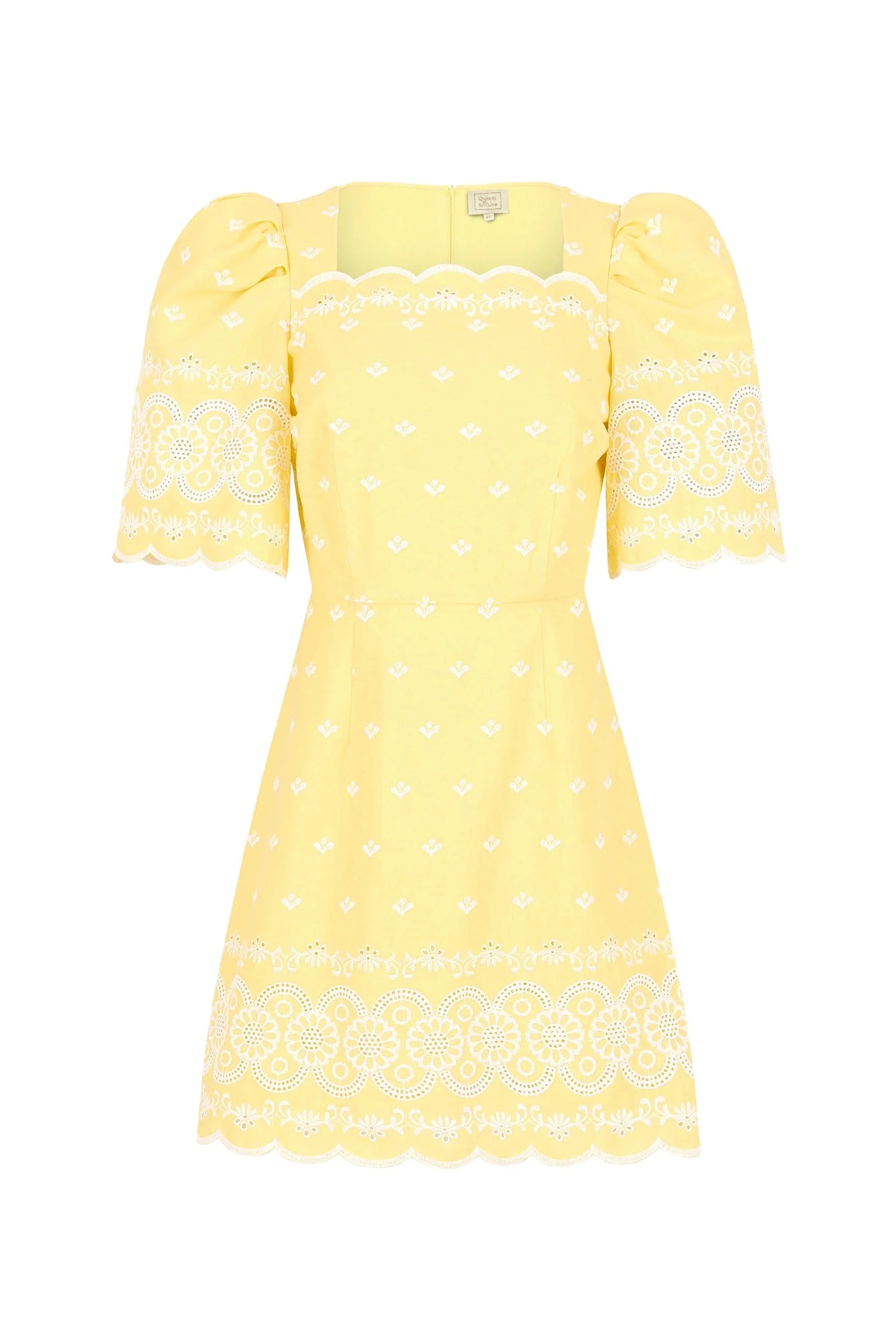 Queens of Archive Charlotte Dress - Butter Yellow