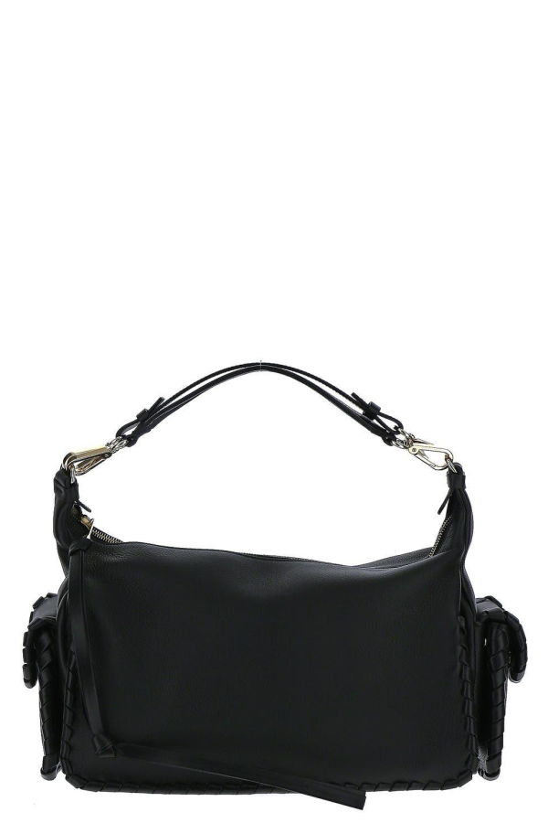 Chloé Black Leather Tote Bag - Black