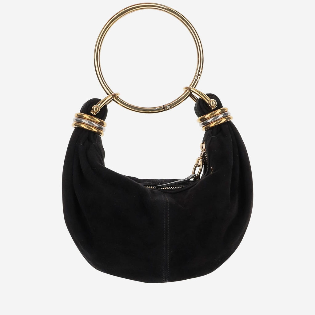 Chloé Bracelet Hobo Bag Mini - Black