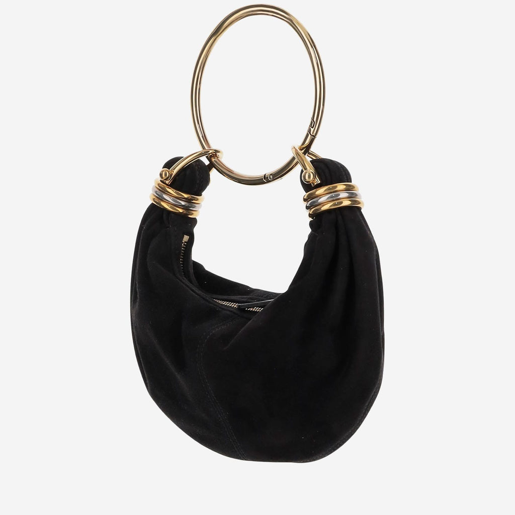 Chloé Bracelet Hobo Bag Mini - Black